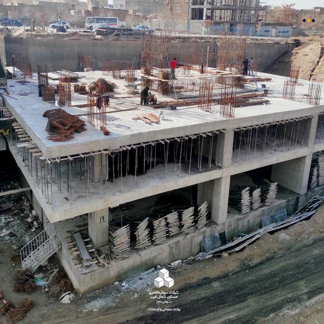 پیشرفت فیزیکی برج های مسکونی ناویا 3