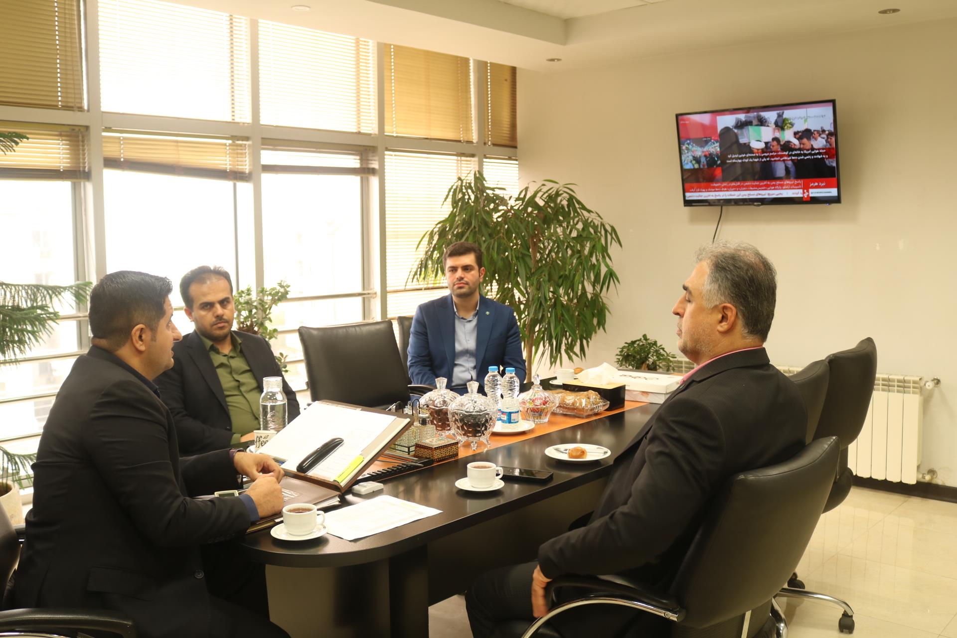 دیدار با ریاست امور شعب بانک توسعه تعاون گیلان